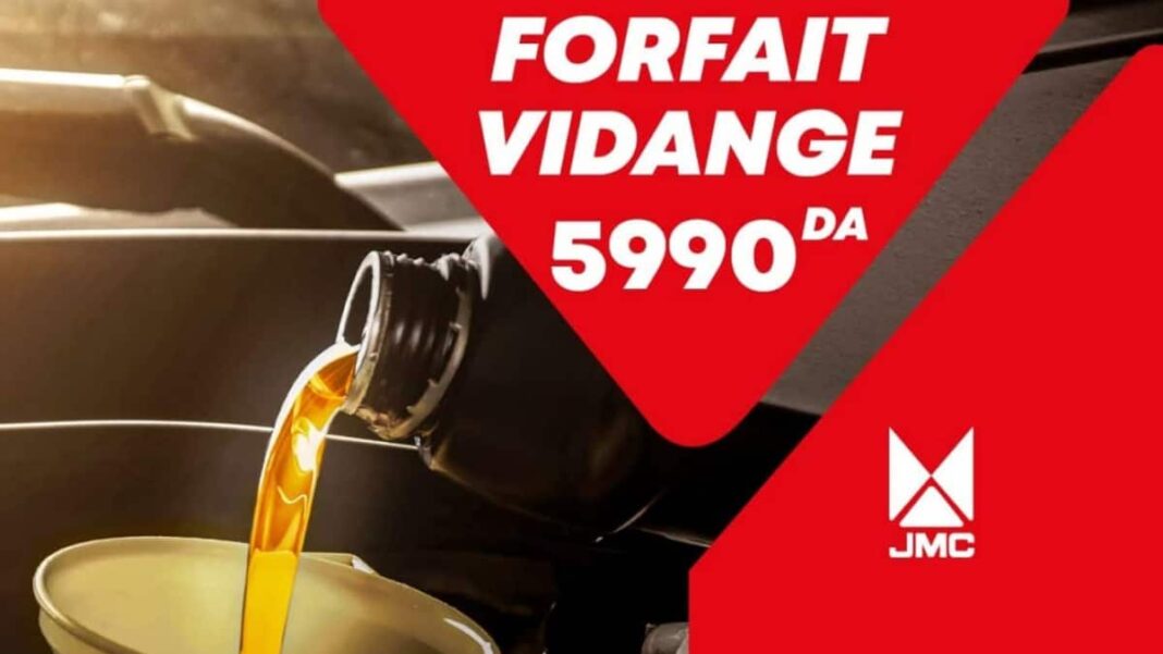 JMC Motors Algérie - forfait vidange